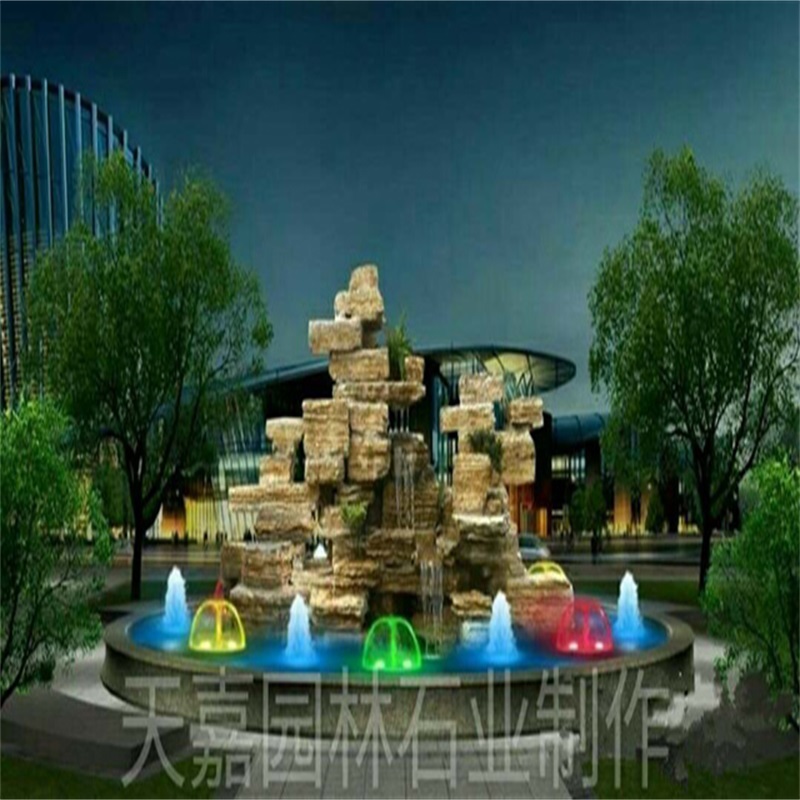 阳朔水幕墙喷泉设计